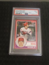 2018 Topps Mini Red 1983 Topps Shohei Ohtani Rookie   4/10 PSA7   