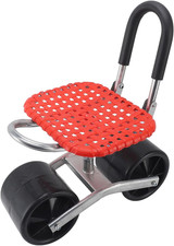 Sgabello Da Giardino Con Ruote, Sedia a Rotelle per Giardinaggio, Altezza Regola