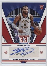 2021 Chronicles Hometown Heroes Rookie Blue 56/75 Duane Washington Jr Auto 1o6w