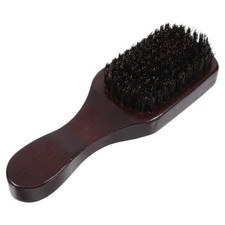 Hair Cleaning Brush Beard Brush with Wooden Handle for Men Comfortable