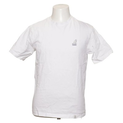 Kangol, T-shirt, Größe: S, Weiß, Einfarbig, Herren #Kc6