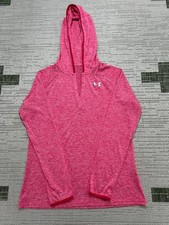 Under Armour Hoodie Womens Small Pink Heatgear Pullover