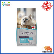 Burgess Neutered Cat Complete 10kg , UK 4.72 per kilo