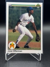 1990 Upper Deck Jose Offerman #46 Rookie Card. rookie card picture