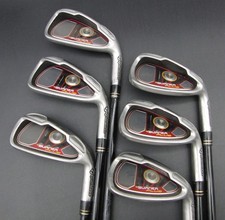 Set of 6x TaylorMade Burner Plus 5-PW Irons Stiff Graphite Shafts*