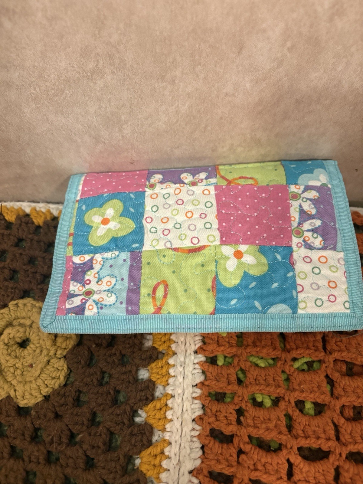 DSQ Patchwork Multicolored Style Wallet Clutch 10… - image 1