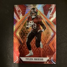 2020 Panini Phoenix Fire Burst Refractor Tyler Johnson Tampa Bay Buccaneers #142