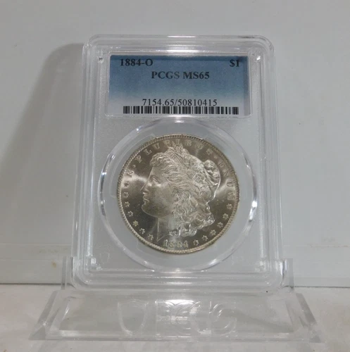 1884-O  MORGAN Silver Dollar, PCGS MS-65!