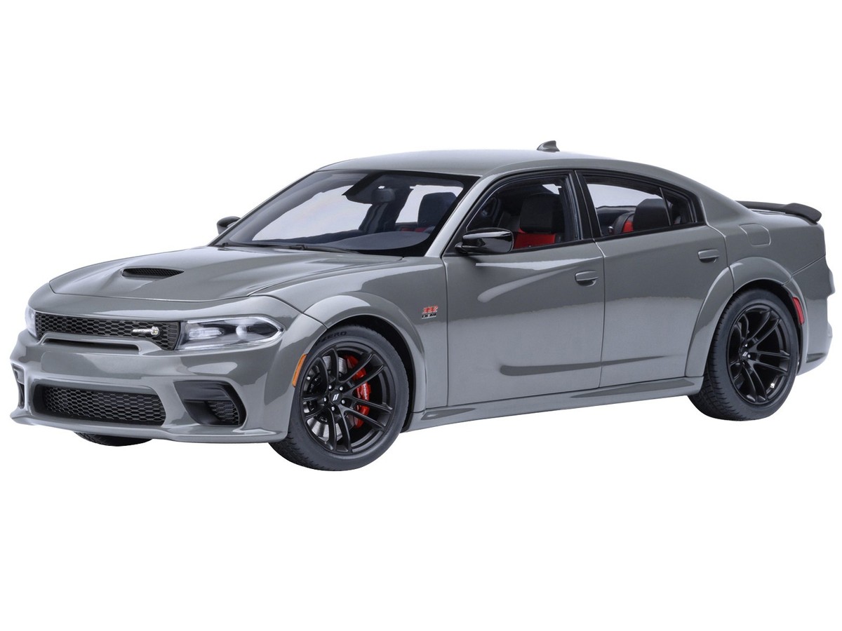 DODGE CHARGER SCAT PACK WIDEBODY DESTROYER GRAY 1/18 MODEL CAR BY