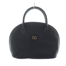 Valentino Garavani VALENTINO GARAVANI Handbag Leather Gold Hardware Black GY18 M