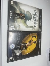 Nintendo GameCube 2 Game Lot Catwoman Lemony Snicket Untested