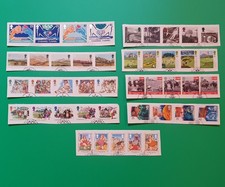 GB 1994 COMMEMORATIVE STAMPS YEAR PACK = 9 FINE USED SETS EX FDC ON PIECE #4171