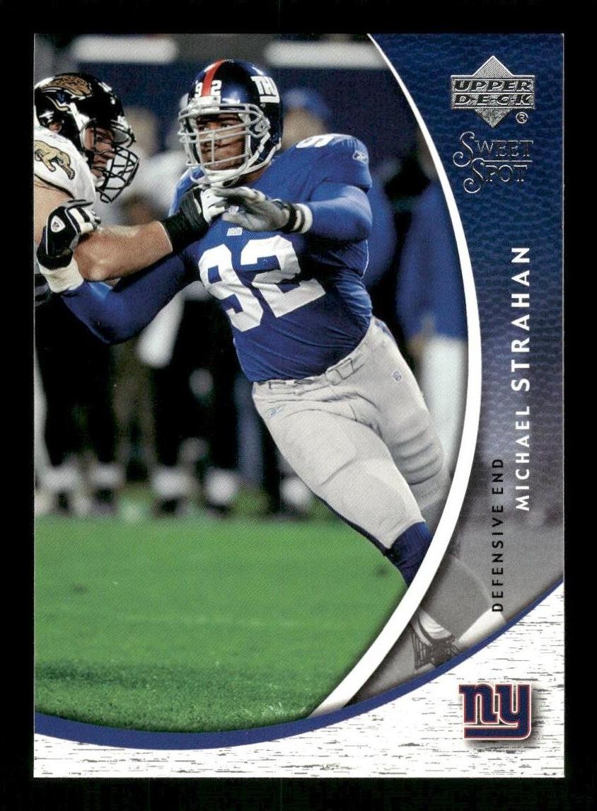 Michael Strahan 2004 Upper Deck Sweet Spot #65 New York Giants NM