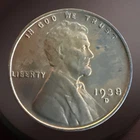 1938-D RD BU Lincoln Cent * Actual Coin * FAST SHIPPING #2515