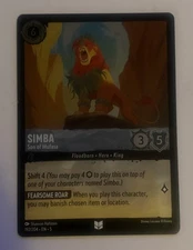 Simba - Son of Mufasa 192/204 Shimmering Skies Cold Foil