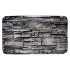 Stone Bath Mat Washable Soft Cozy Bathroom Floor Mat Carpet Absorbent Rugs