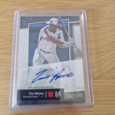 2024 Topps Museum Expos Tim Raines SP Auto /199