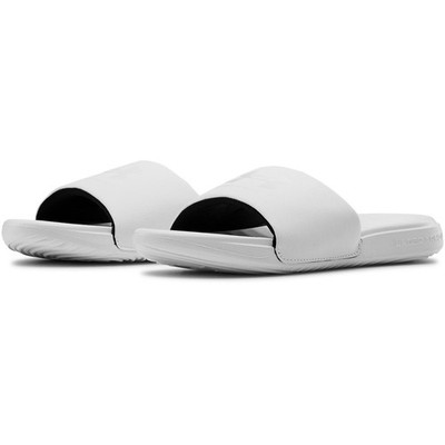 Under Armour 3023772 Women's UA Ansa Fix Slides, White, Size 9