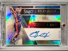 autographed 60 Prizm Auto 17 Panini Select In Flight Grant Hill Grant Hill NBA