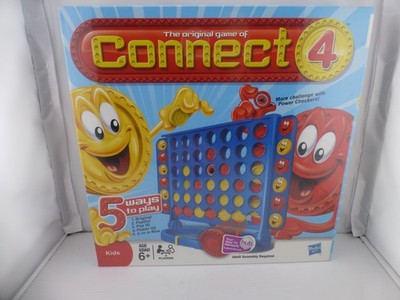 Hasbro Connect 4 The Original Game with 5 Ways to Play PopOut Power Up New Q3