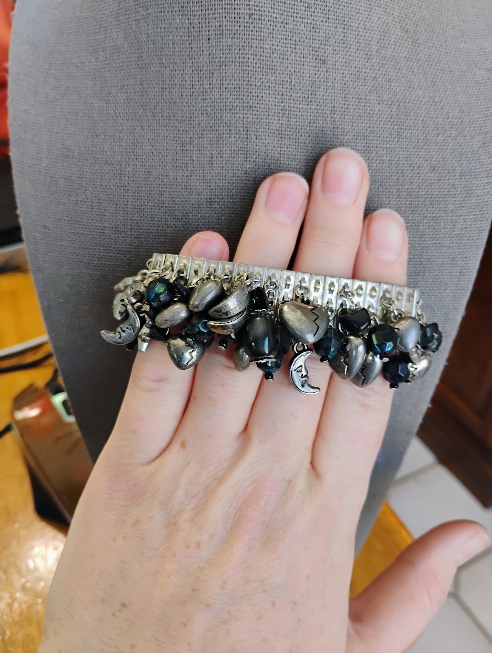 Celestial inspired stretchy bracelet - image 1