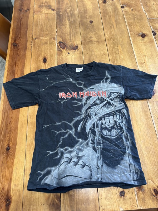 Vintage Hanes Iron Maiden Eddie T-Shirt Adult M Heavy Metal Band Tee