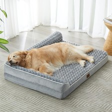 Orthopedic Dog Beds for Large Dogs-Waterproof Sofa Dog Bed with Removable Washab