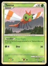 Pokemon Cards Yanma 84/102 HGSS Triumphant Common LP *2