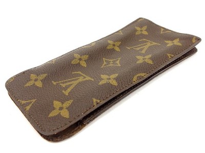 LOUIS VUITTON glasses case Brown Women M62909 Authentic secondhand