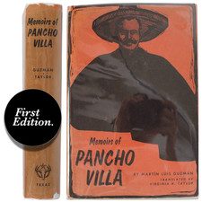 Pancho Villa Memoirs Mexican Revolution 1965 1st English Ed HCDJ Guzman Texas