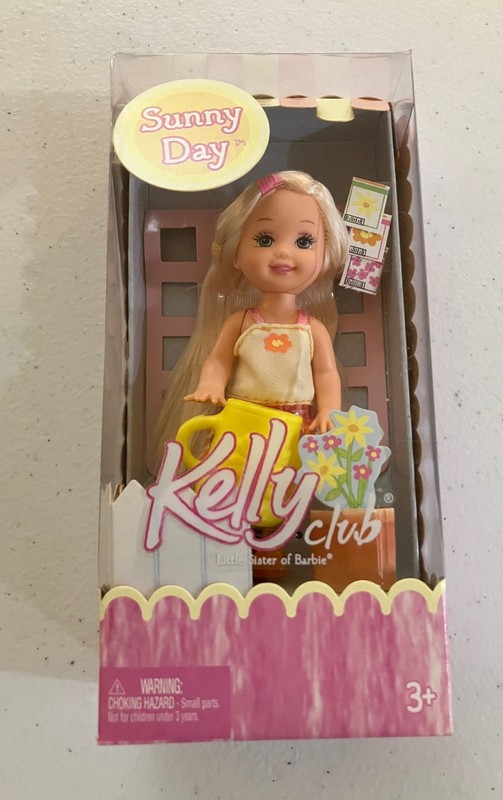 Barbie Kelly Club Sunny Day Kelly with watering Pale 2004 Mattel NIB
