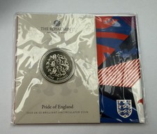 2023 Pride of England Lionesses £5 BUNC Coin Royal Mint Pack Sealed 