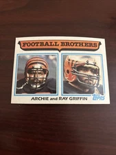1982 Topps Football Brothers Archie Griffin, Ray Griffin #266 Cincinnati Bengals