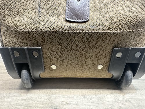 Citta Designs NZ Leather Style Wheeled Weekend Duffle Bag 53CM - Picture 15 of 19