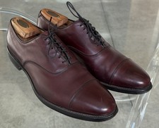 Allen Edmonds "PARK AVENUE" Men's Cap-Toe Oxfords Shoes Size 11 B Burgundy