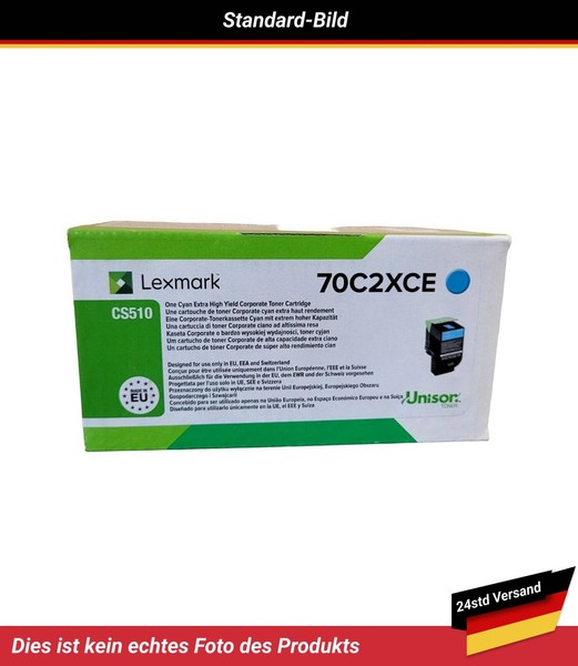 70C2XCE Lexmark Cs510De Tonerkartusche Cyan-image