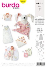 Patron De Couture Accessoires Pour Bébé Burda 9635 Manuel Allemand