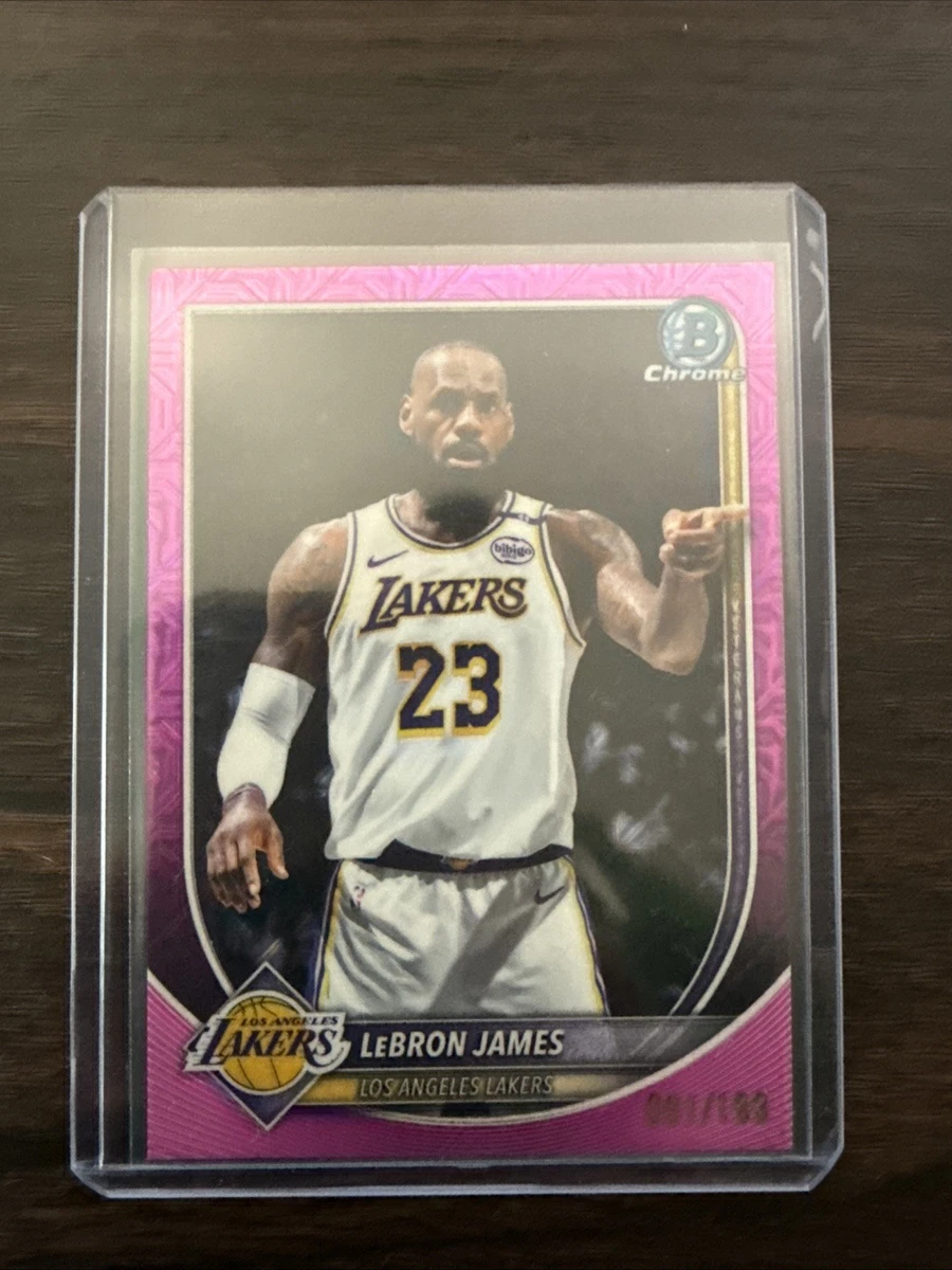 Bowman LeBron James Basketball Serial Numbered Sports Trading