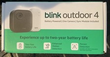 Blink Outdoor 4 Wireless Smart Security Camera  Sync Module - NEW, Sealed