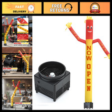 6ft Inflatable Waving Tube Man with Blower - Now Open Air Dancer for Events