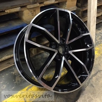 20'' S5 CAVO STYLE BLACK WHEELS RIMS FITS AUDI B6 B7 B8 S4 SEDAN AVANT