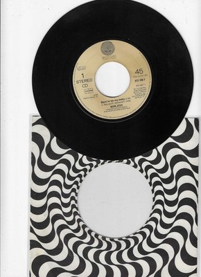 Bon Jovi Born To Be My Baby Vinyl Single 7inch  Vertigo 1988