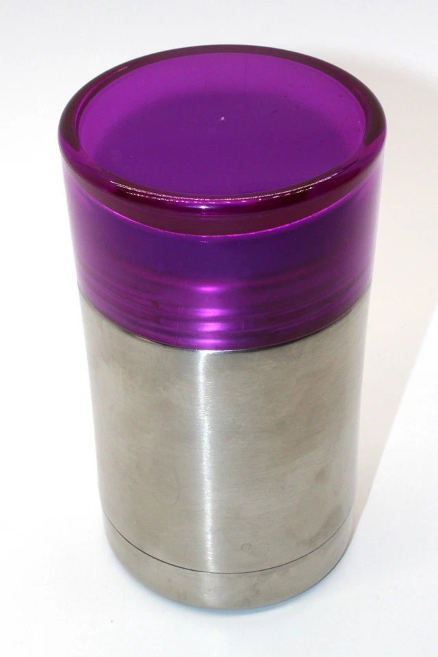 Caneca de viagem de aço inoxidável Aladdin tampa roxa plugue de borracha 16 oz. - Imagem 2 de 4