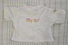 Vintage 80's Cabbage Patch Kids Shirt “Why Me?” Rainbow Print Doll Shirt