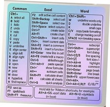 Windows Keyboard Shortcut Stickers with Purple Blue as Window PurplePink
