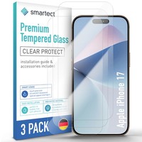 3X Schutzglas Panzerfolie Klar FüR Apple Iphone 17 Displayschutz Hartglas Glas