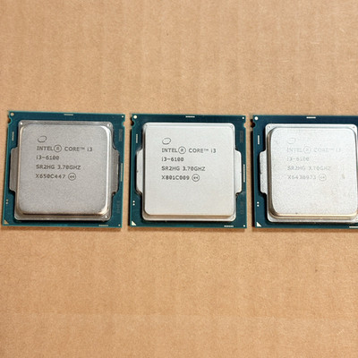 Intel Core i3-6100 3.7GHz LGA1151 Dual-Core Processors (SR2HG) | Lot of 3