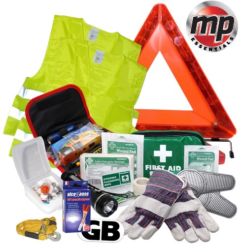 Car Safety Abroad Europe European Travel Essentials & Emergency Breakdown Kit - Picture 1 of 1