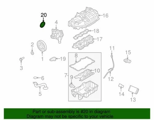 Junta de montaje de carrocería de acelerador de inyección de combustible Ford 2009-2019 OEM NUEVA 9L8Z9E936A Foto 2 de 3