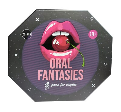 Oral Fantasies: Game For Couples, Age 18+, 2 Players, 20+ Minutes, English